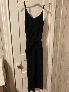 Spaghetti strapped, pant style jumper with pockets